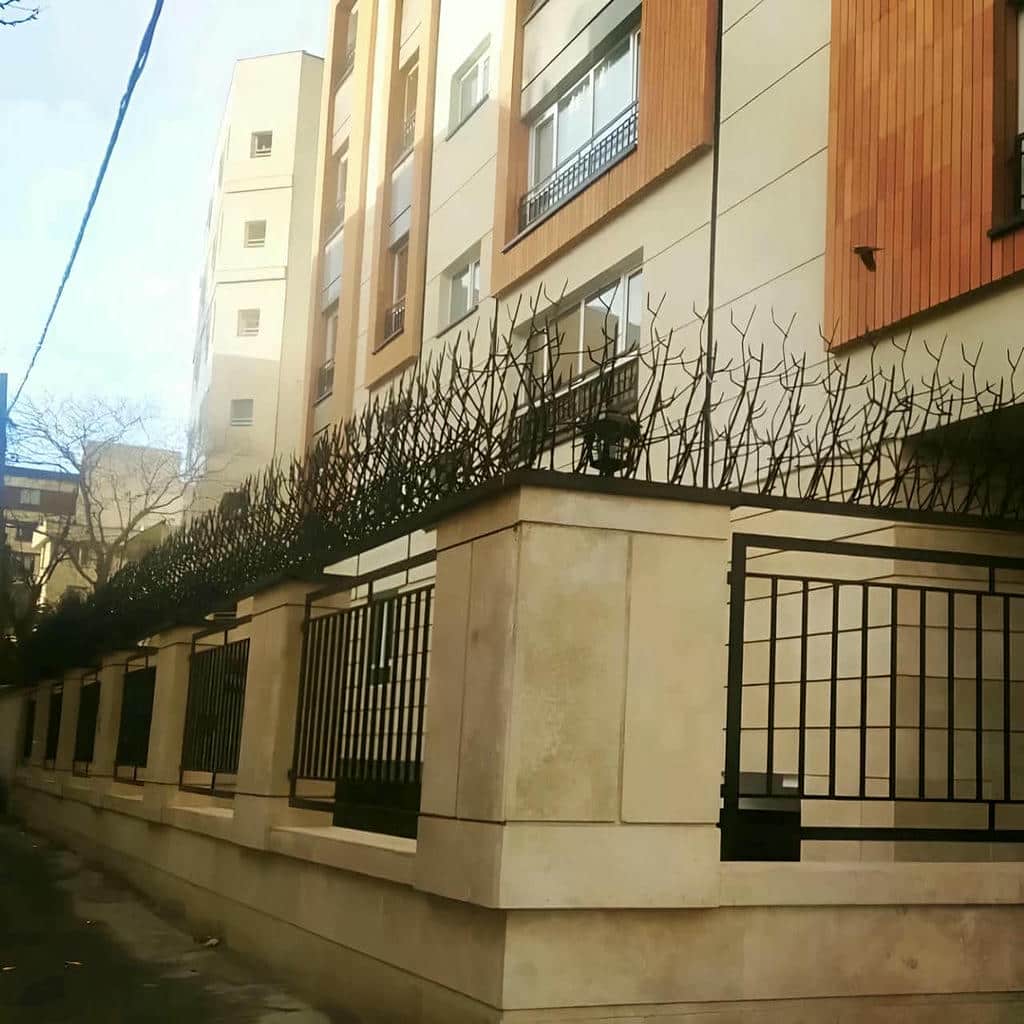 خرید حفاظ شاخ گوزنی دیوار ساختمان تراکم مهندسی در محمودآباد