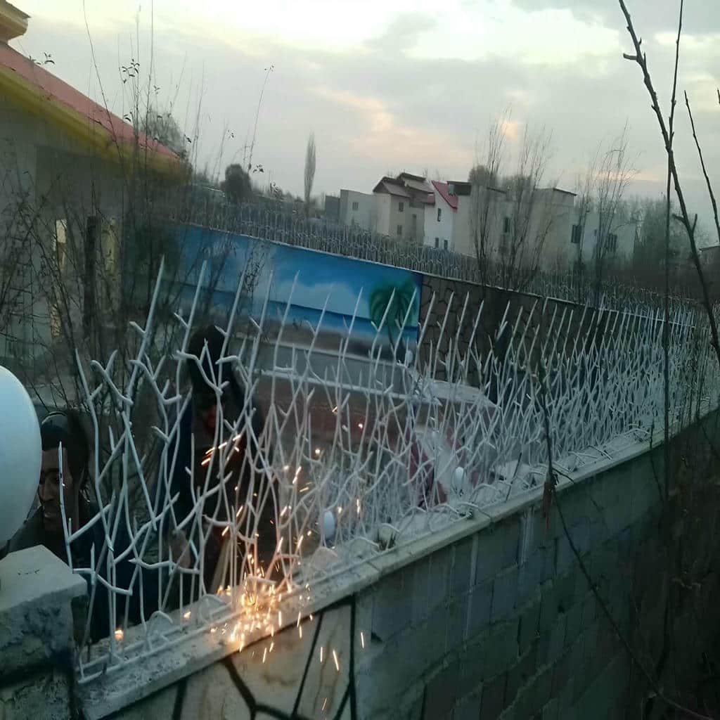 خرید حفاظ شاخ گوزنی دیوار ساختمان تراکم سفارشی در آبسرد