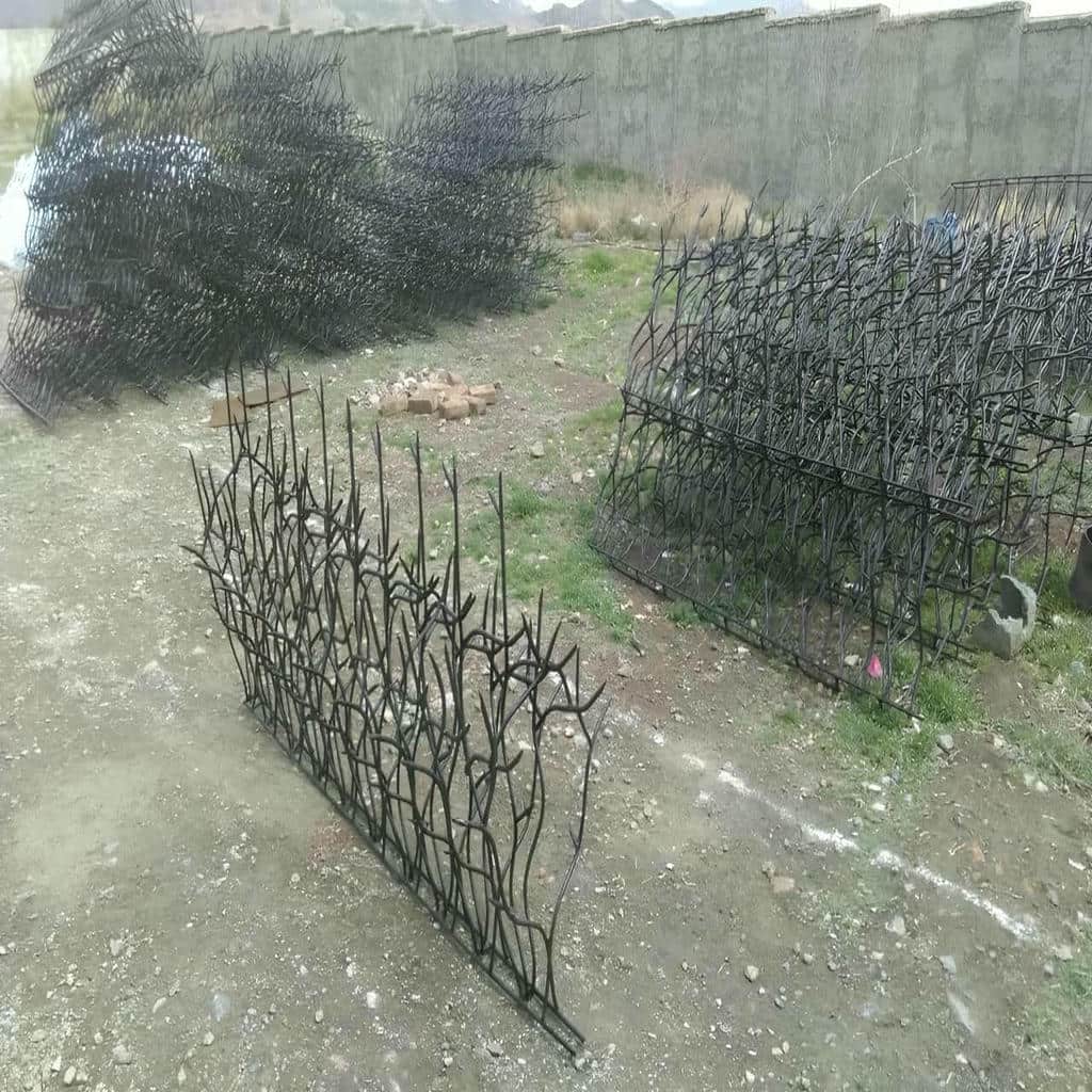 خرید حفاظ شاخ گوزنی دیوار ساختمان تراکم مهندسی در قم