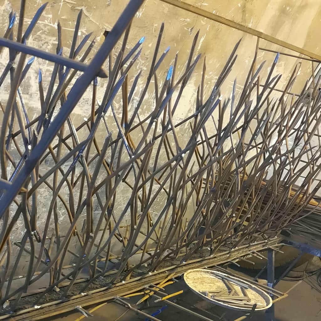 کارخانه حفاظ شاخ گوزنی دیوار ساختمان فولاد تقویت شده در سبزوار