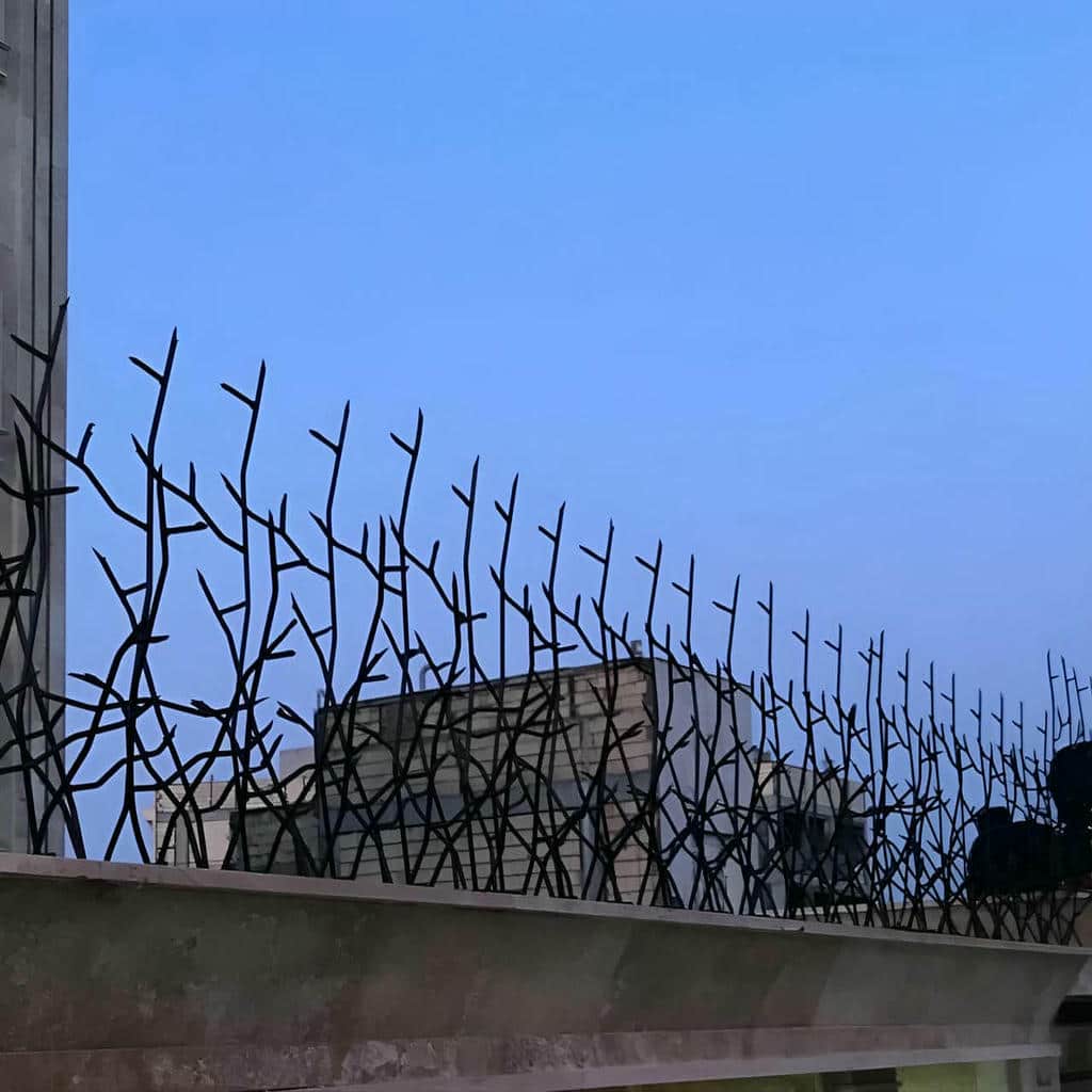 نصب حفاظ شاخ گوزنی دیوار ساختمان رنگ صنعتی در کرمانشاه