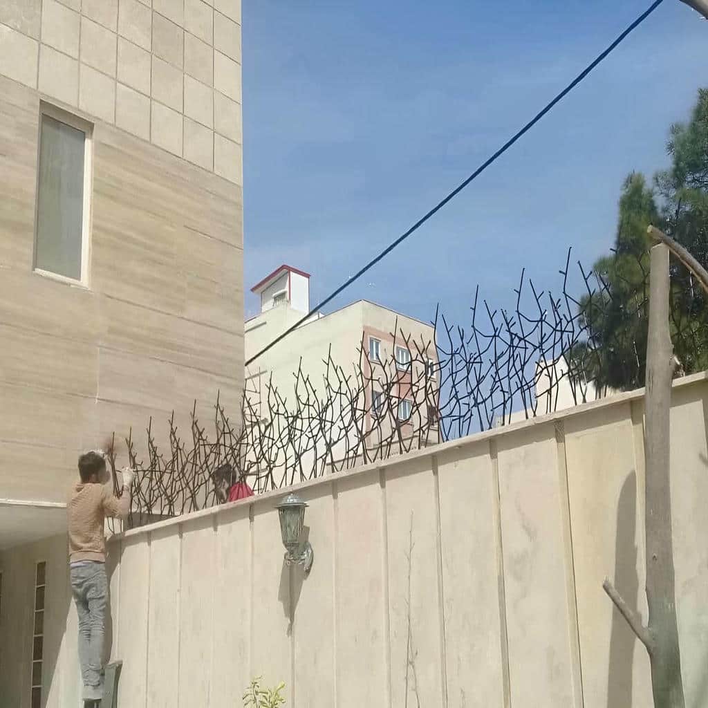 قیمت حفاظ شاخ گوزنی دیوار ساختمان کاربری ویلایی در آبسرد