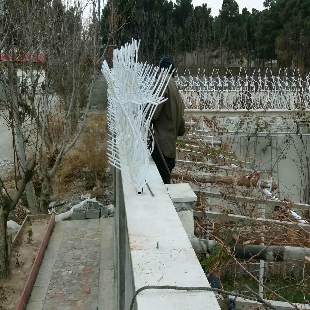 کارخانه حفاظ شاخ گوزنی دیوار ساختمان فولاد مقاوم در ایرانشهر