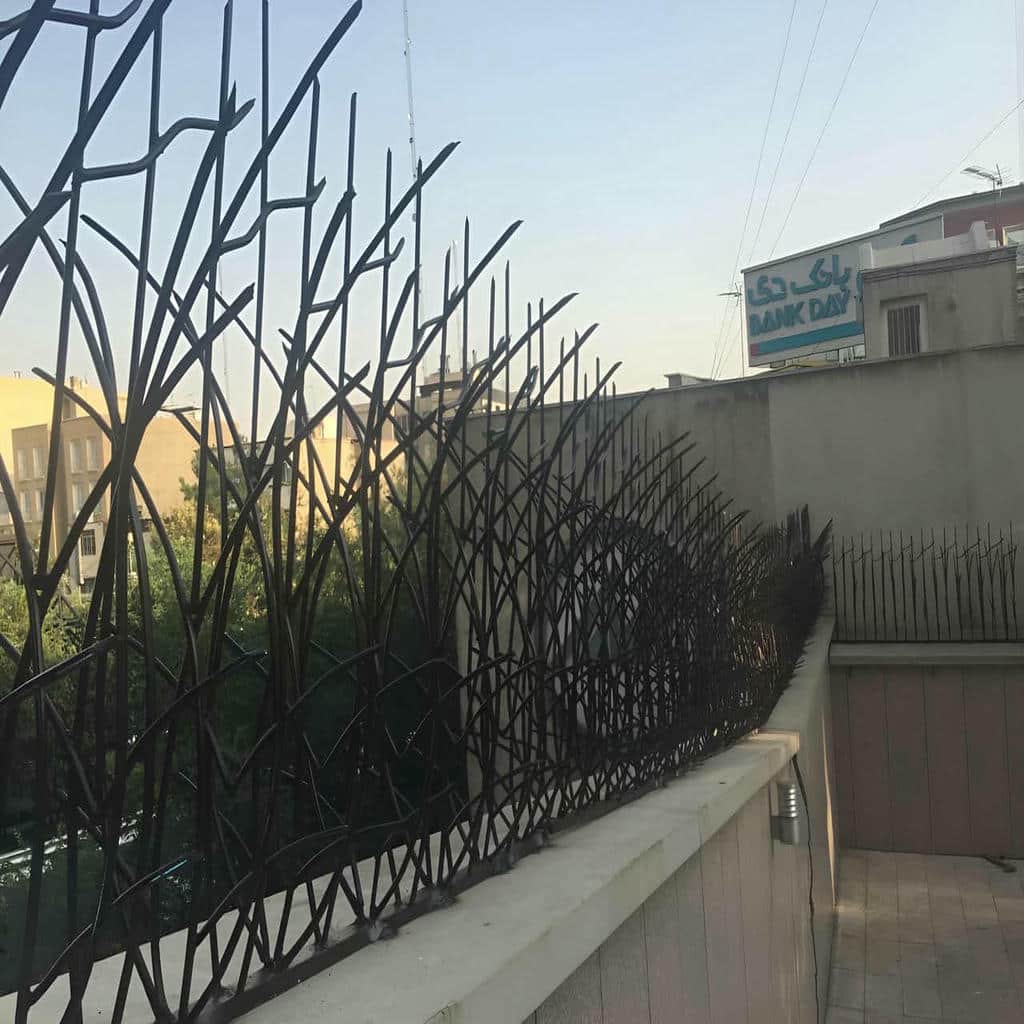 خرید حفاظ شاخ گوزنی دیوار ساختمان ضدزنگ صنعتی در بندر بوشهر