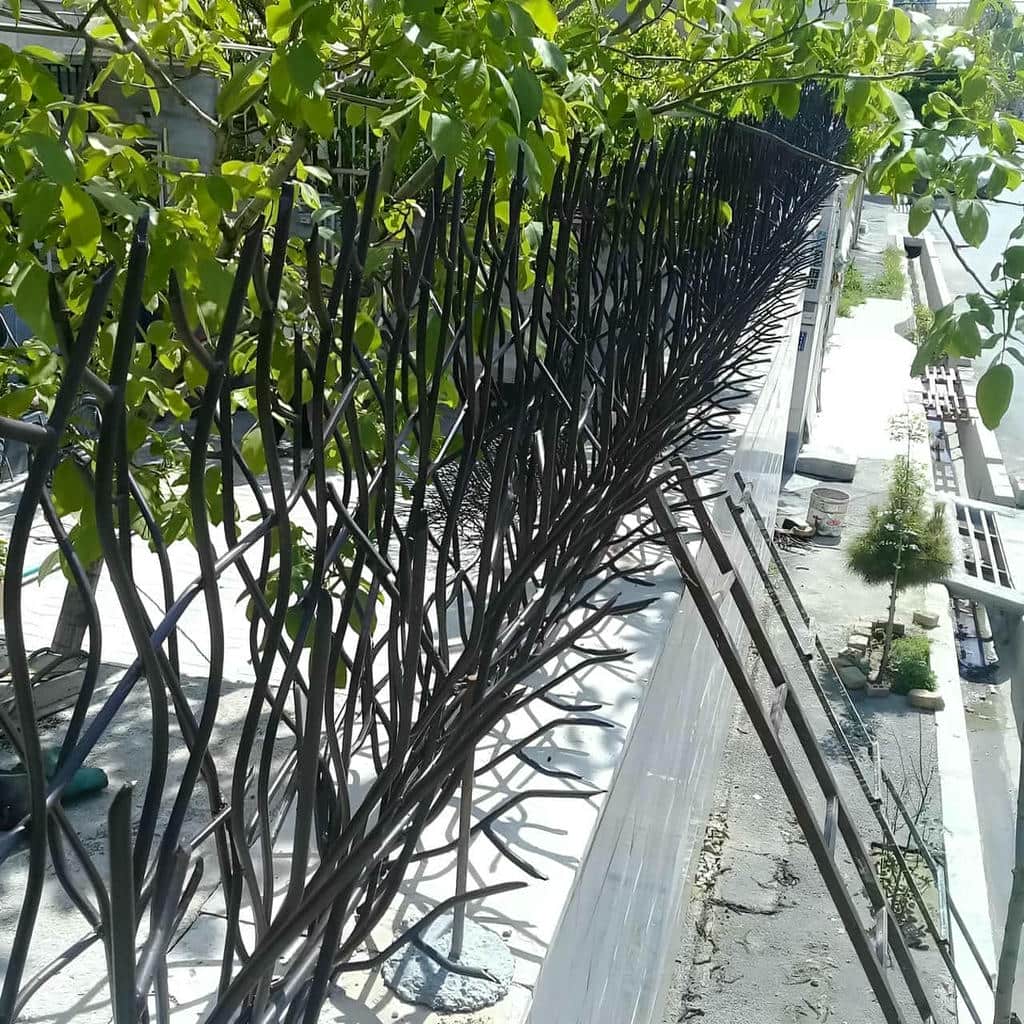 فروش حفاظ شاخ گوزنی دیوار ساختمان آرایش متراکم در گنبدکاووس