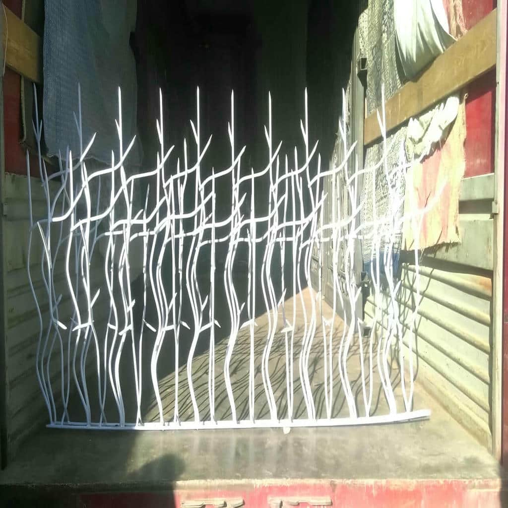 خرید حفاظ شاخ گوزنی دیوار ساختمان رنگ کوره ای در طالقان