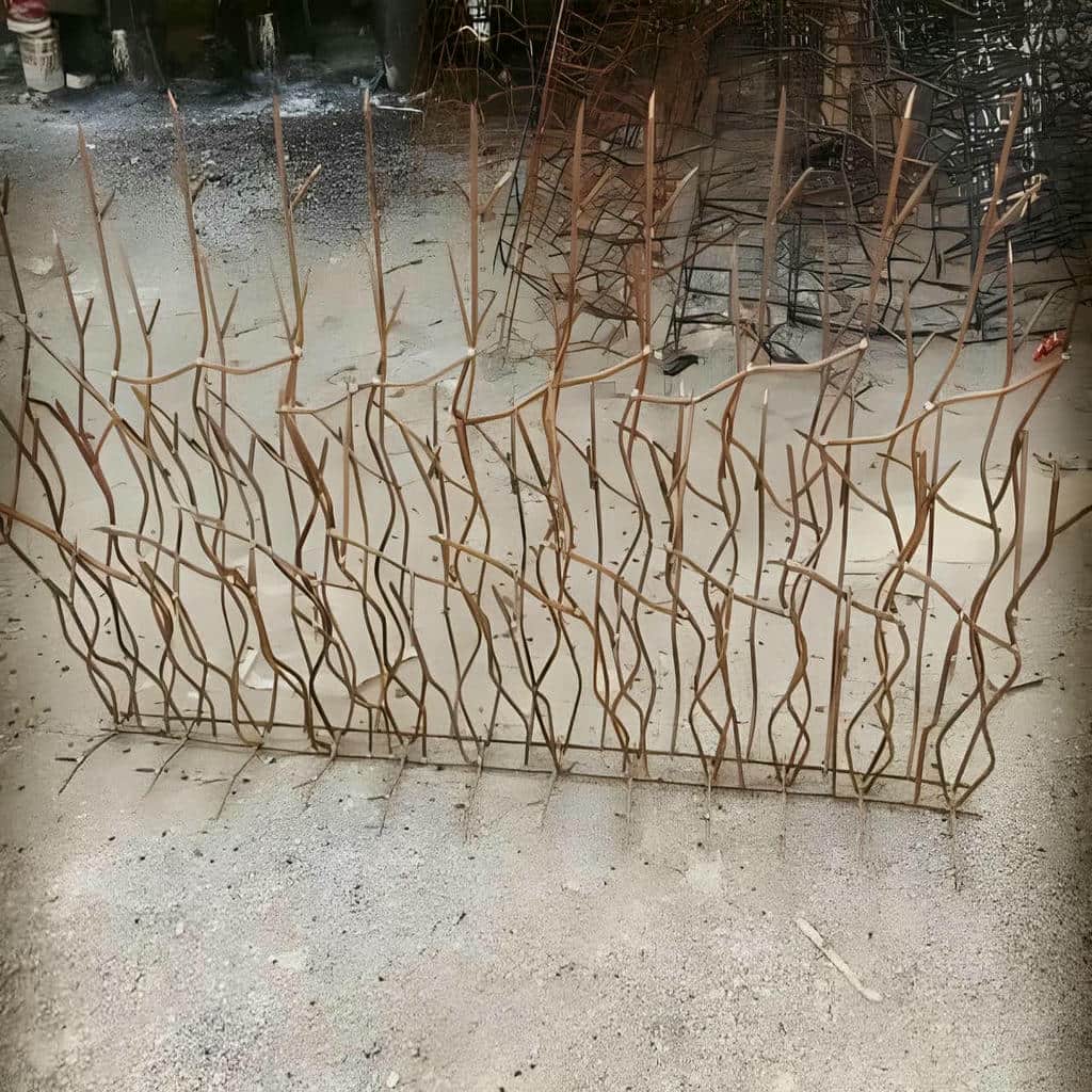 قیمت حفاظ شاخ گوزنی دیوار ساختمان رنگ کوره ای در کردان