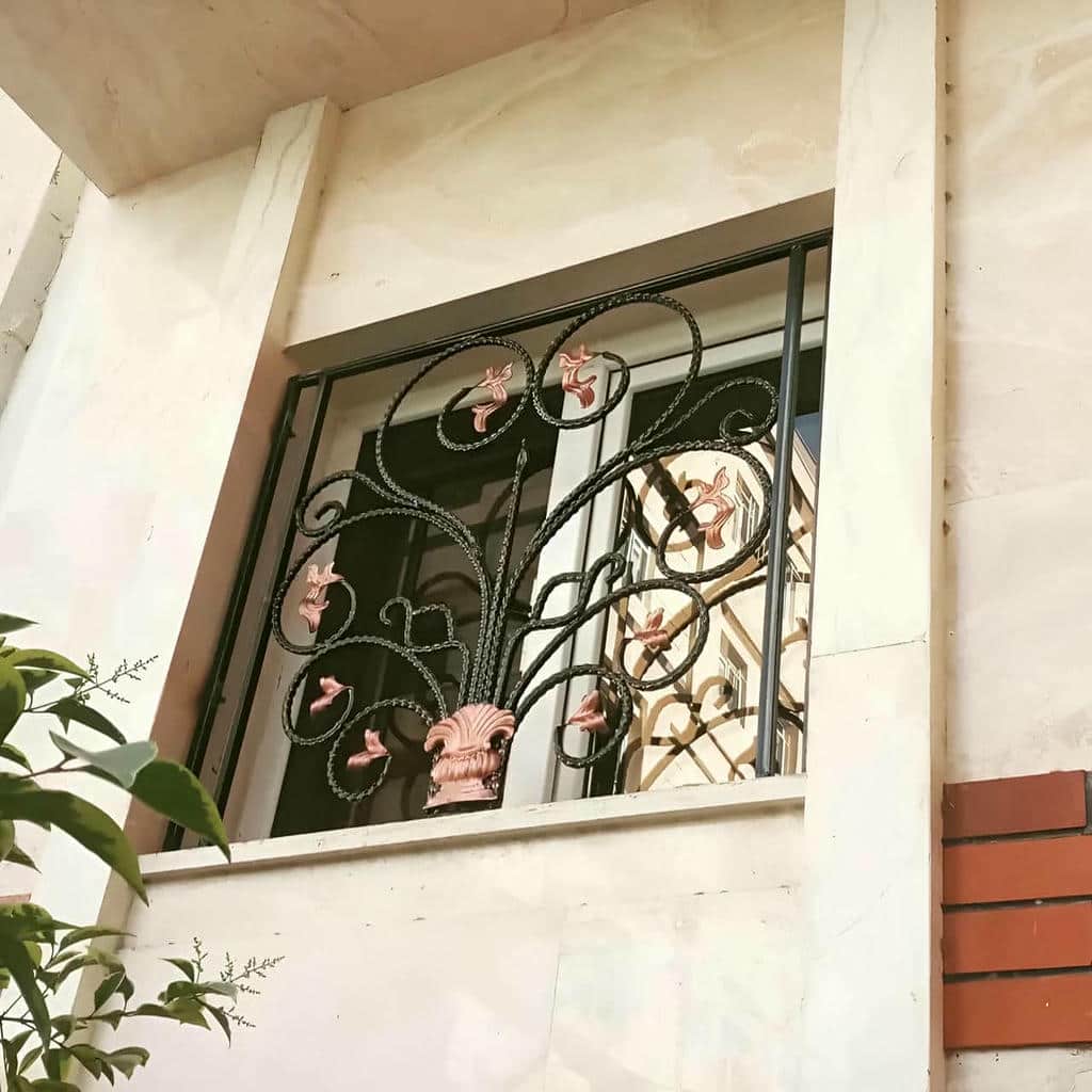 قیمت حفاظ پنجره رنگ ضدزنگ کوره ای در ساوه