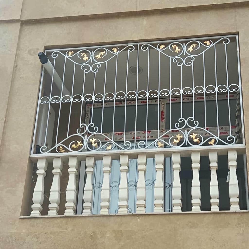 قیمت حفاظ پنجره رنگ ضدزنگ کوره ای در اشتهارد