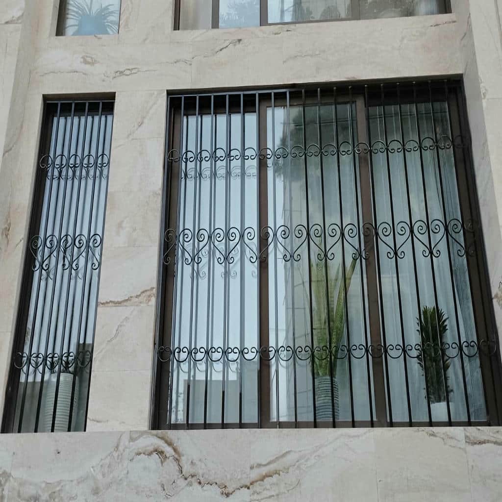 قیمت حفاظ پنجره رنگ ضدزنگ کوره ای در بندر بوشهر