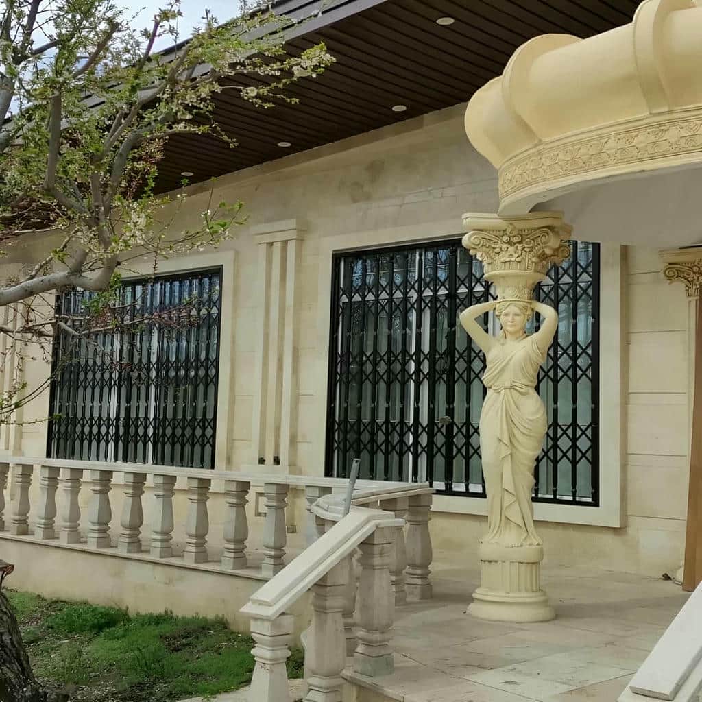قیمت حفاظ پنجره رنگ ضدزنگ کوره ای در گنبدکاووس