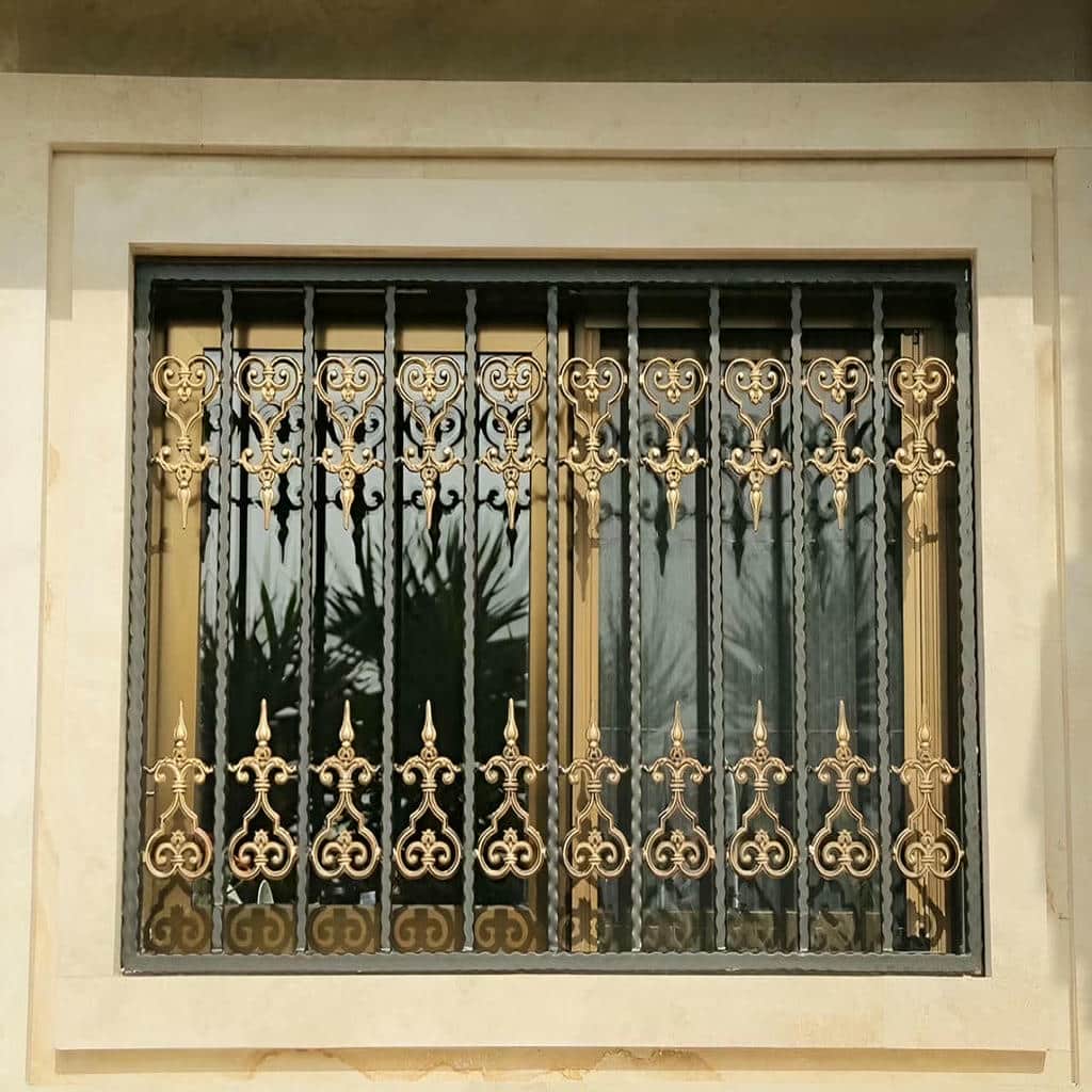 نصب حفاظ پنجره مدرن مربعی در ایرانشهر