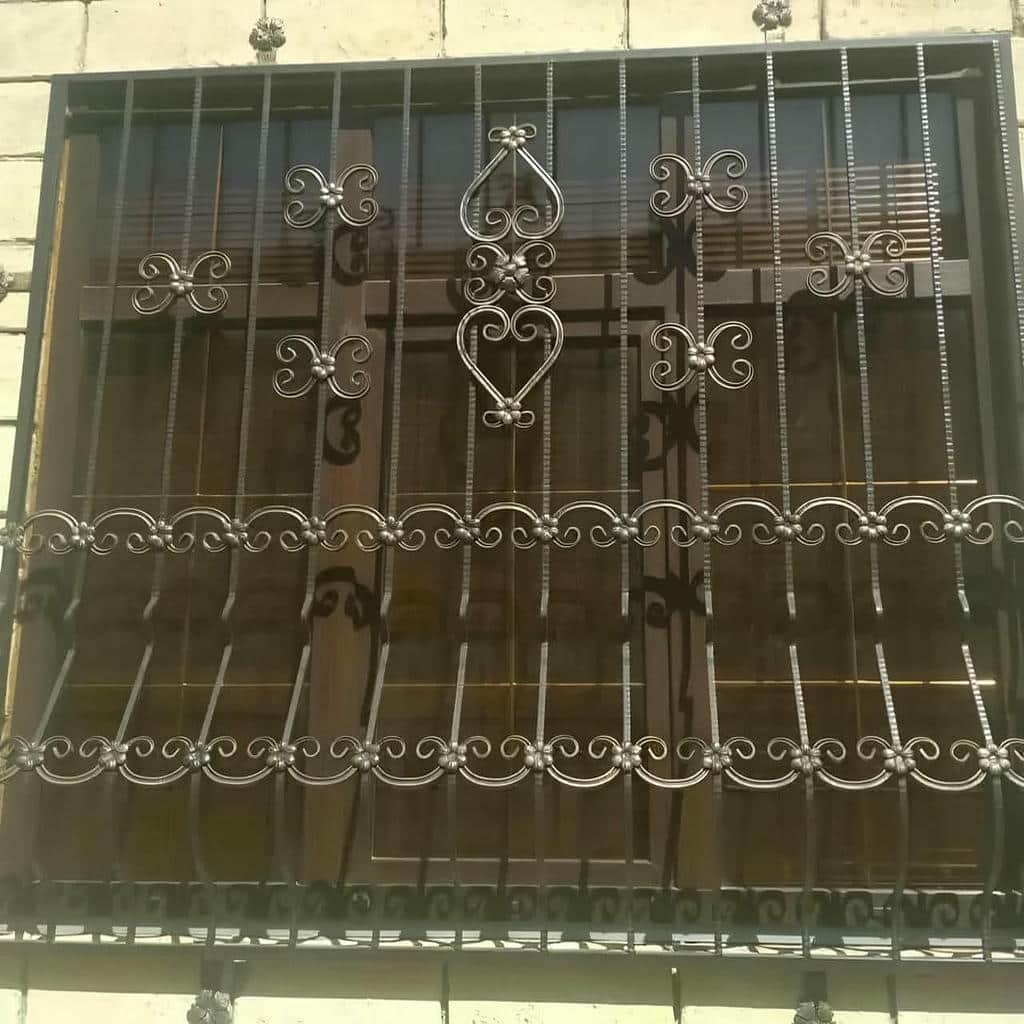 قیمت حفاظ پنجره رنگ ضدزنگ کوره ای در پرند