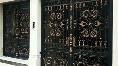درب حیاط در عظیمیه کرج