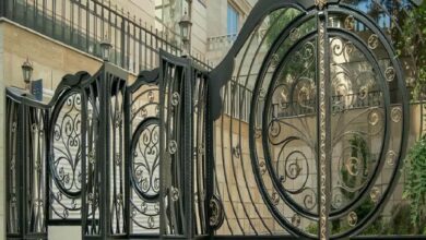 درب حیاط در شهریار