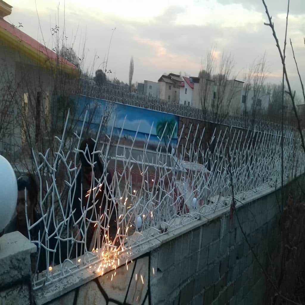 حفاظ شاخ گوزنی با رنگ مقاوم روی فلز