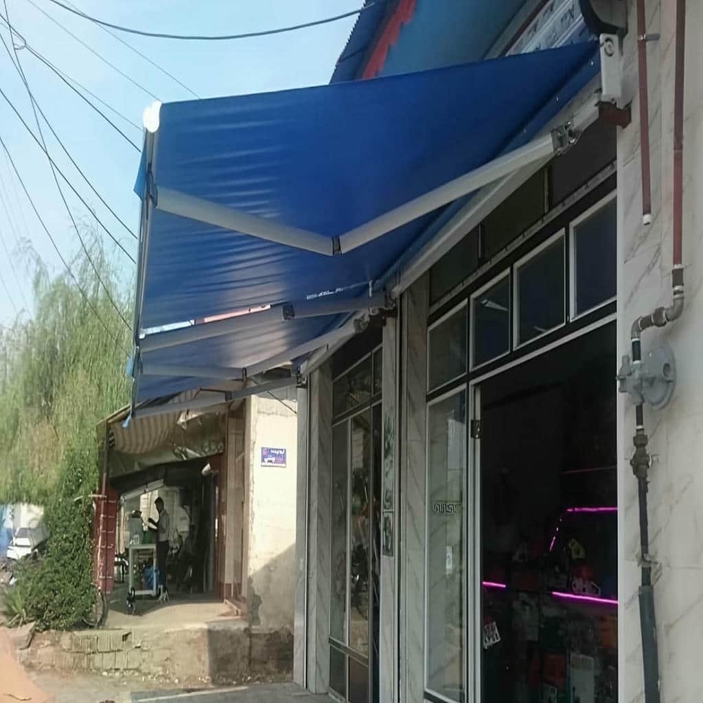 سایبان برقی چتری با ستون مرکزی محوطه سایبان برقی چتری با ستون مرکزی محوطه