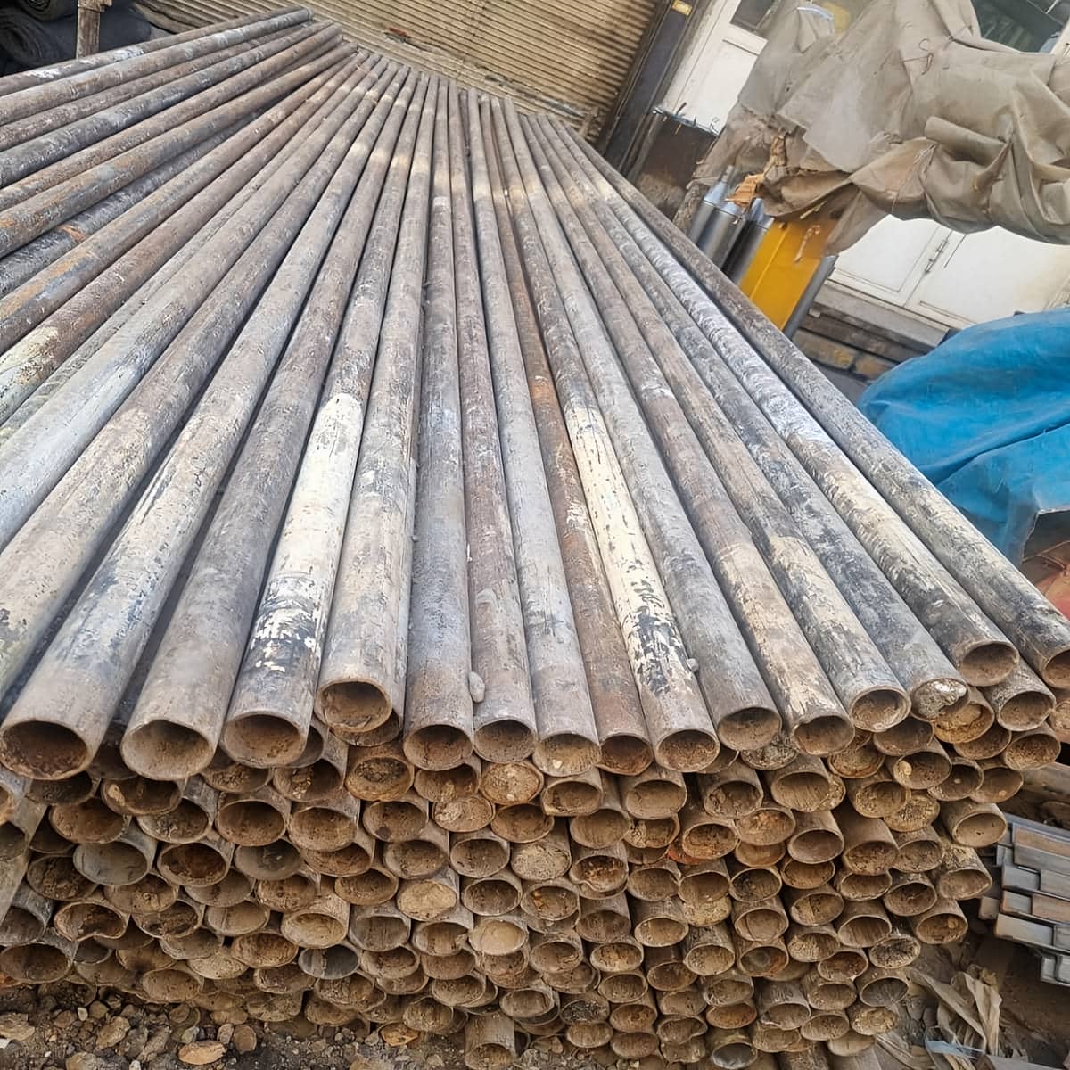 لوله داربست صنعتی برای کارخانه فولاد در محیط پرحرارت لوله داربست صنعتی برای کارخانه فولاد در محیط پرحرارت