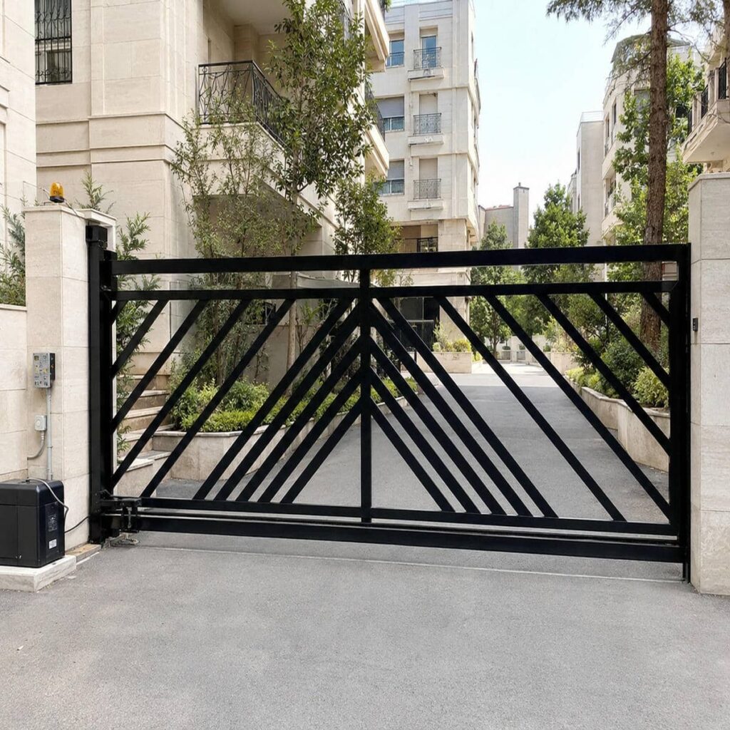 قیمت جک درب حیاط سنگین وابسته به شاسی و شرایط نصب