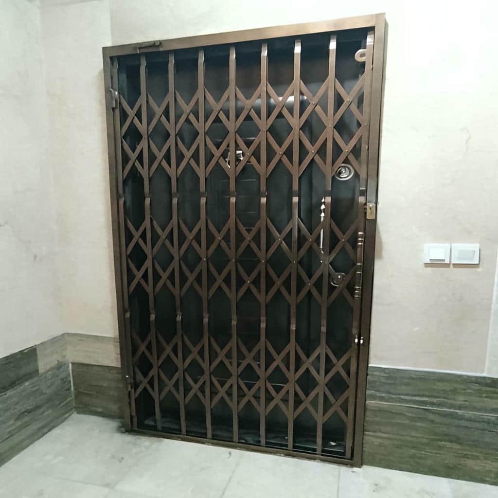 12 نمونه حفاظ آکاردئونی کم جا راهرو