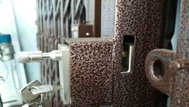 ۱۴ طرح درب ریلی آکاردئونی کم جا