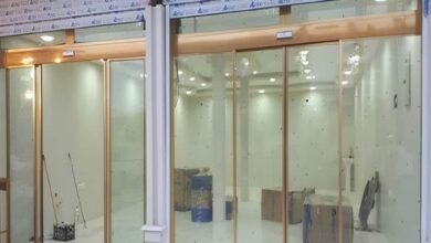 ۱۰ مدل درب اتوماتیک شیشه ای بانک کنترل ورود