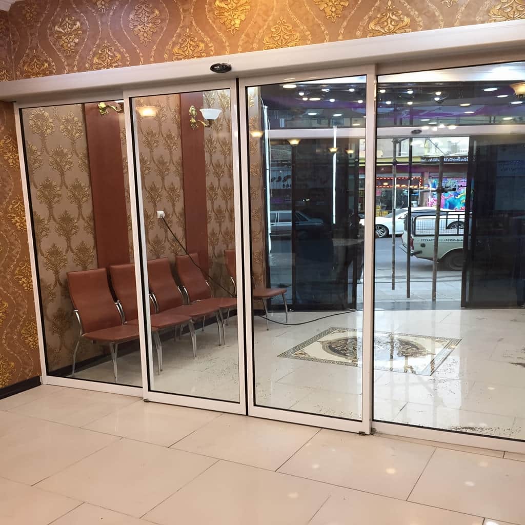 8 مدل درب اتوماتیک شیشه ای ورودی ساختمان اداری