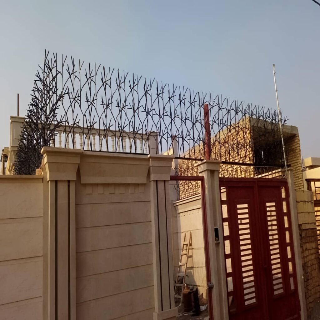 11 نمونه حفاظ دیوار ضد سرقت میلگردی