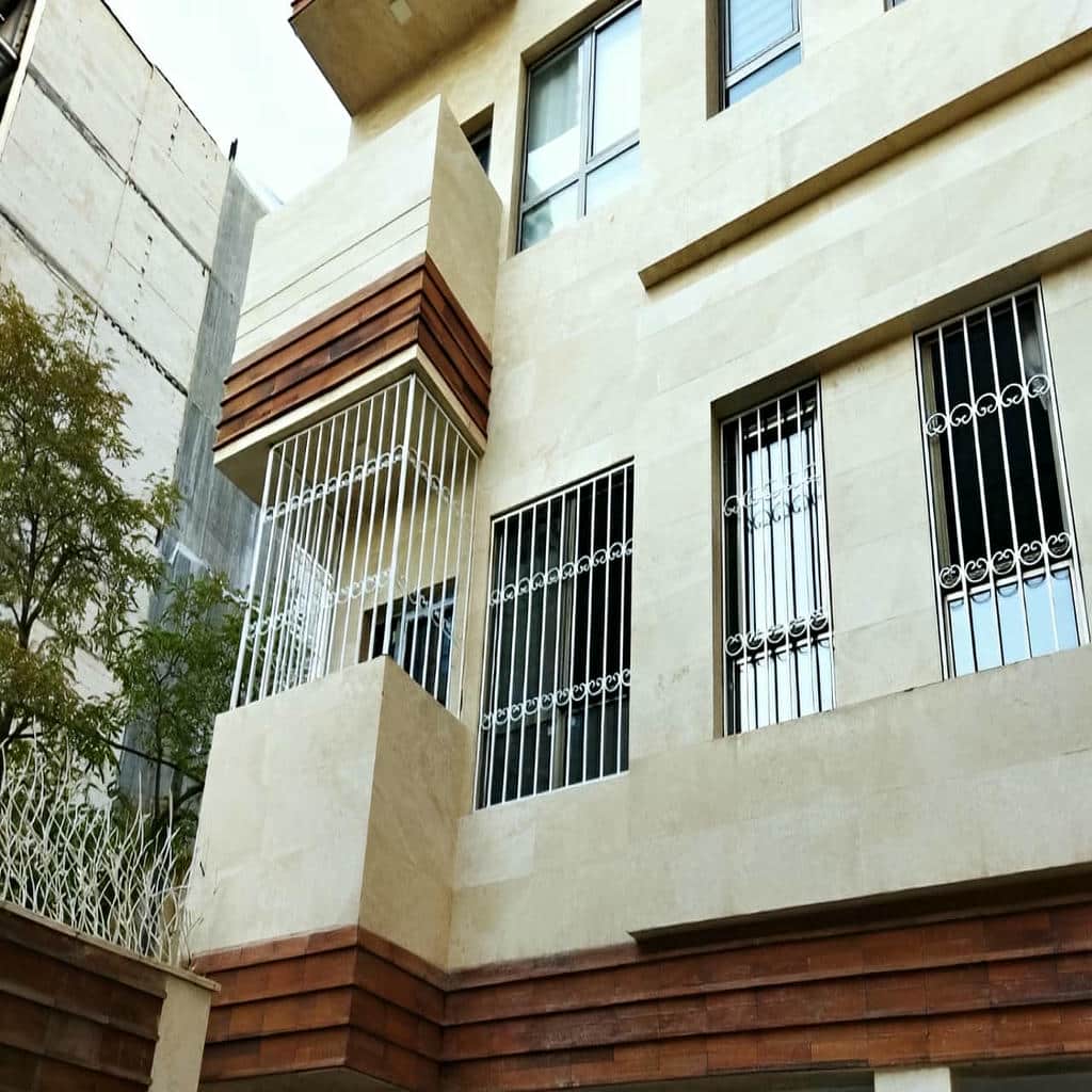حفاظ پنجره آهنی پروفیلی ساده برای طبقه همکف