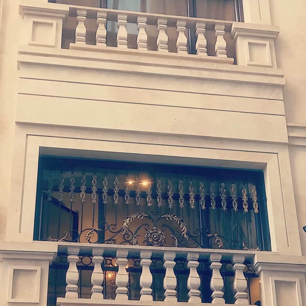 تولید حفاظ پنجره مدرن شبکه هندسی با رنگ مقاوم
