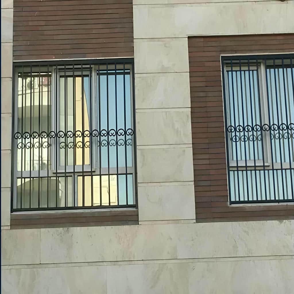 حفاظ پنجره مدرن شبکه هندسی لوزی برای نمای خاص