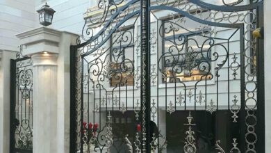 9 مدل درب ویلایی فلزی ورودی باغ