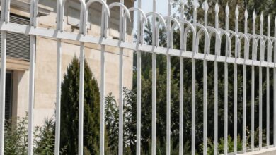 ۶ طرح حفاظ روی دیوار حیاط مسکونی