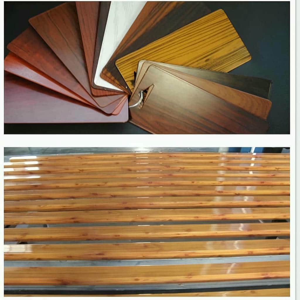 کرکره برقی طرح چوب