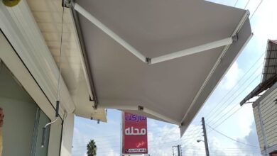 سایبان ریموت دار با پوشش مقاوم