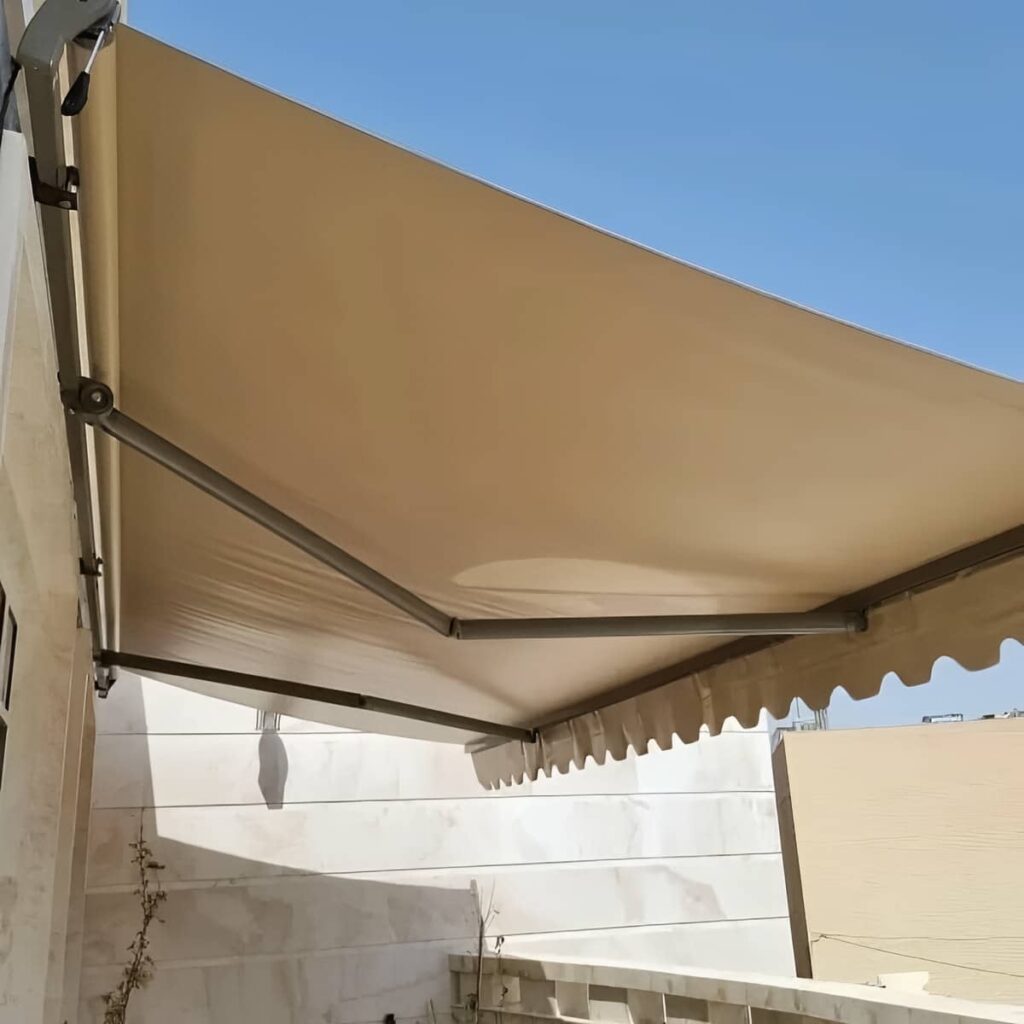 سایبان ریموت دار بازویی برای فضای باز