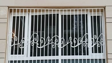 حفاظ پنجره آهنی سفارشی با ابعاد بزرگ